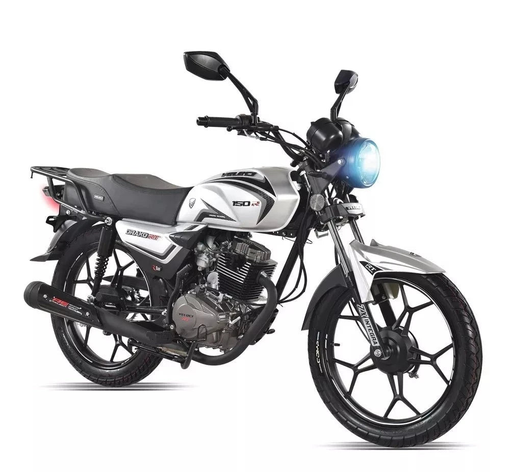 Motocicleta Veloci Drako RT 150 Cc Plata 2023