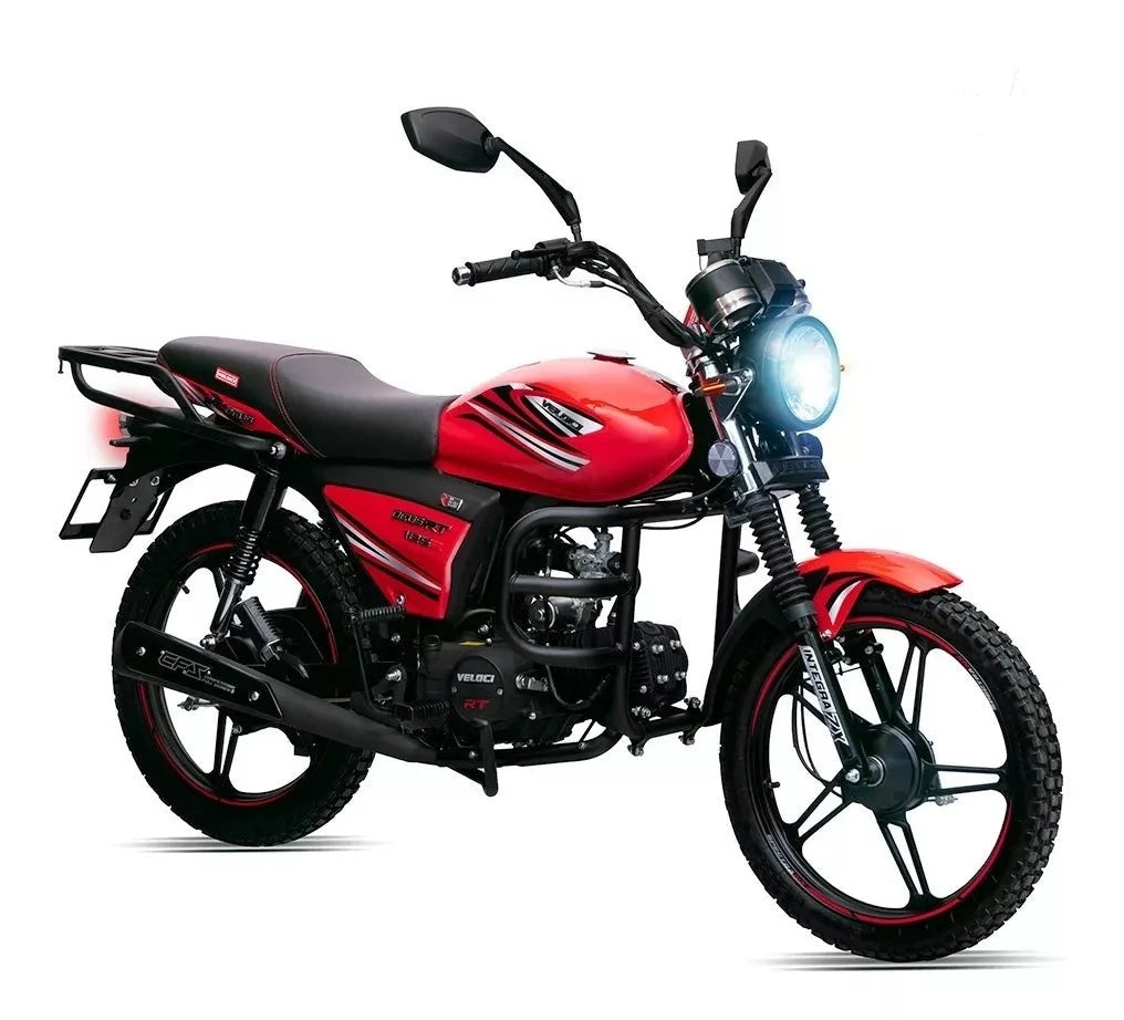 Motocicleta Veloci Deus Rt 125cc Rojo 2023